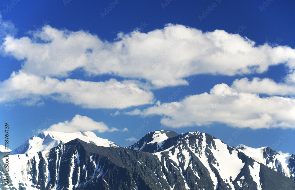Alpine landscape in Altai Mountains, Russian Federation, Asia