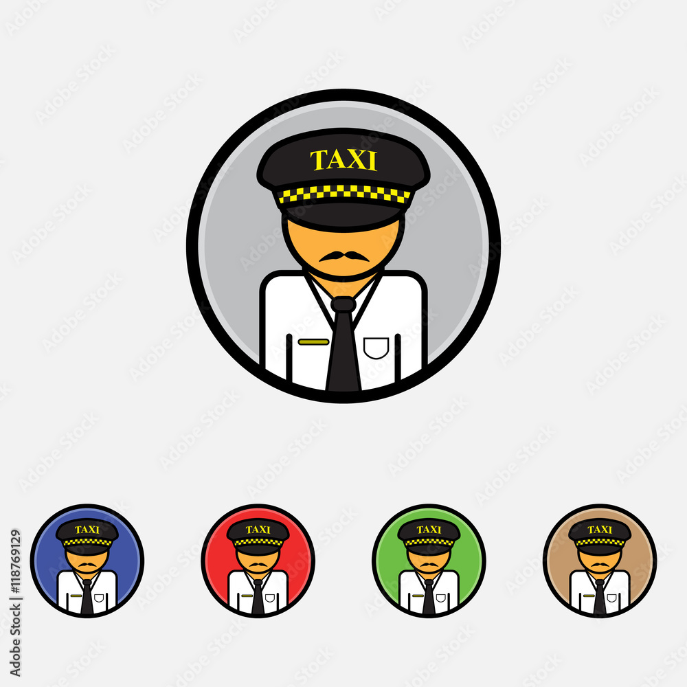 Driver vector Icon. Flat style for web and mobile Driver vector Icon. Flat style for web and mobile