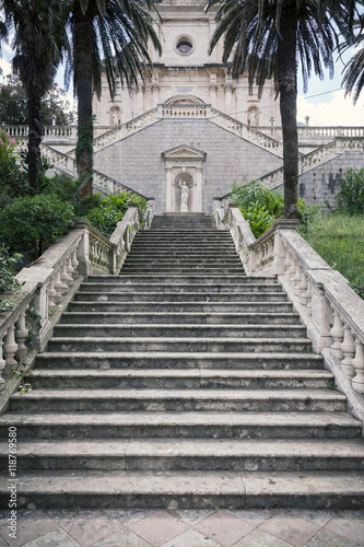 Obraz na plátne Stone stairs