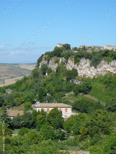 View of the city of Tarquinia photo