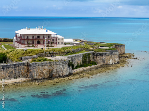 National Museum of Bermuda looks out over the Atlantic Ocean