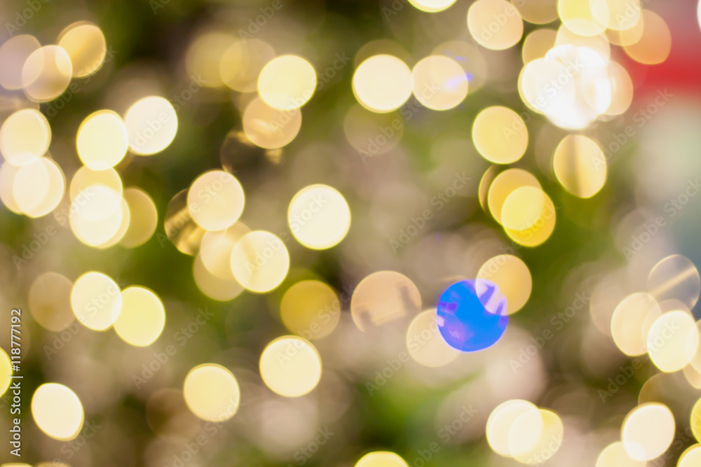 Obraz premium christmas bokeh
