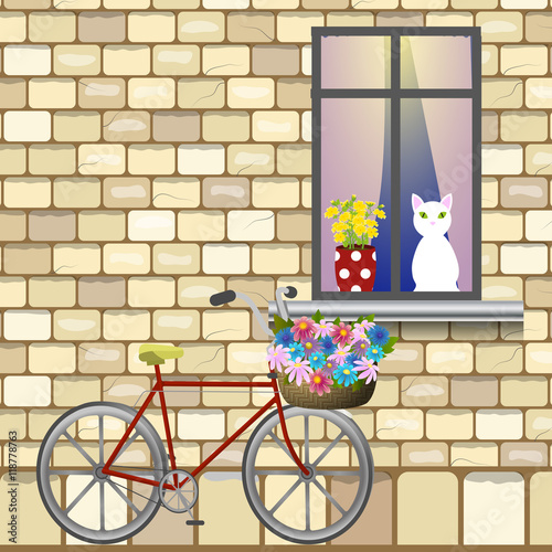 Bike under window