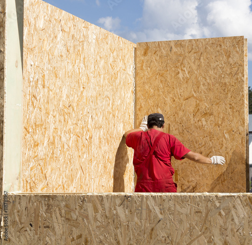 Building wooden houses