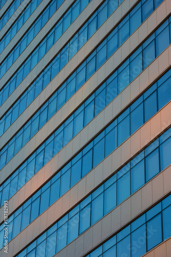 Exterior of Glass Business Building