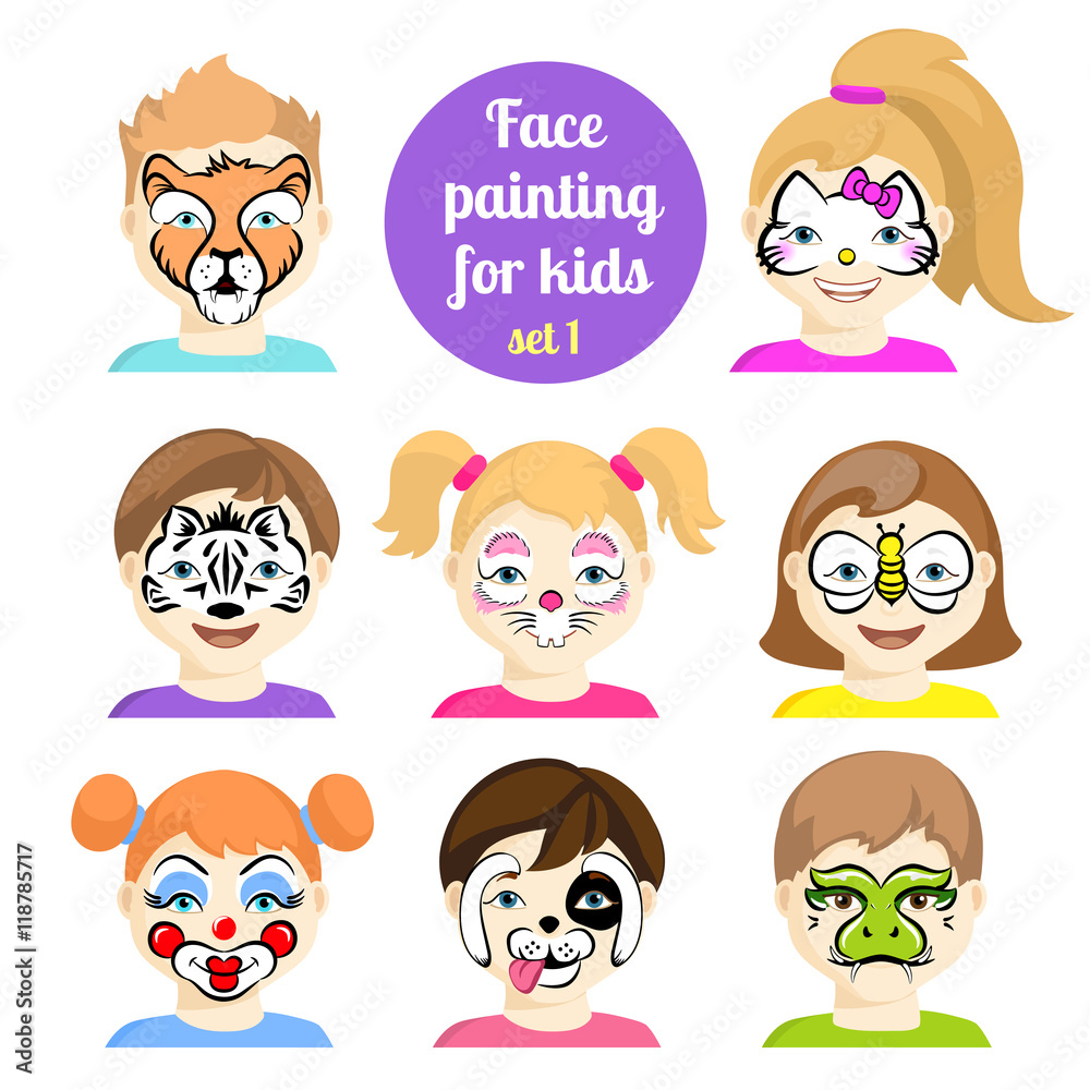 Fototapeta premium Face painting 7