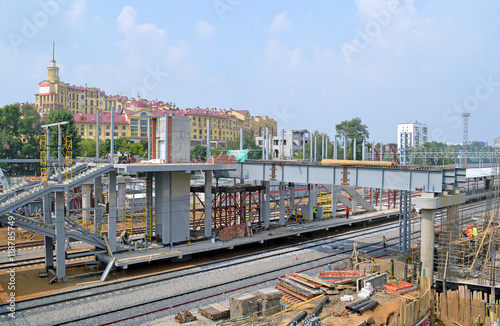Строительство инфраструктуры новой станции на Московском центральном кольце (Малом кольце Московской железной дороги)