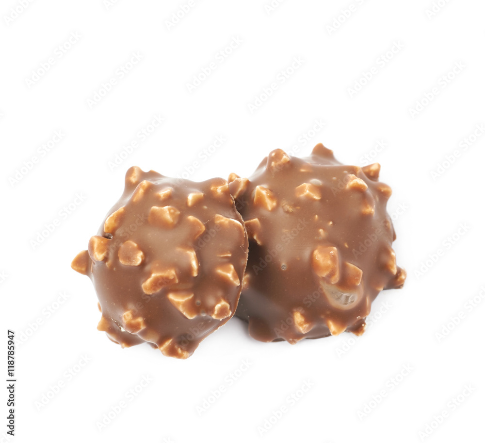 Chocolate confection candy isolated Chocolate confection candy isolated