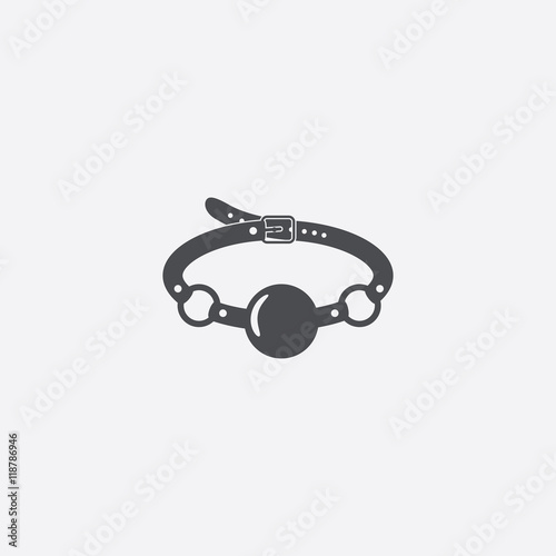 Ball gag icon