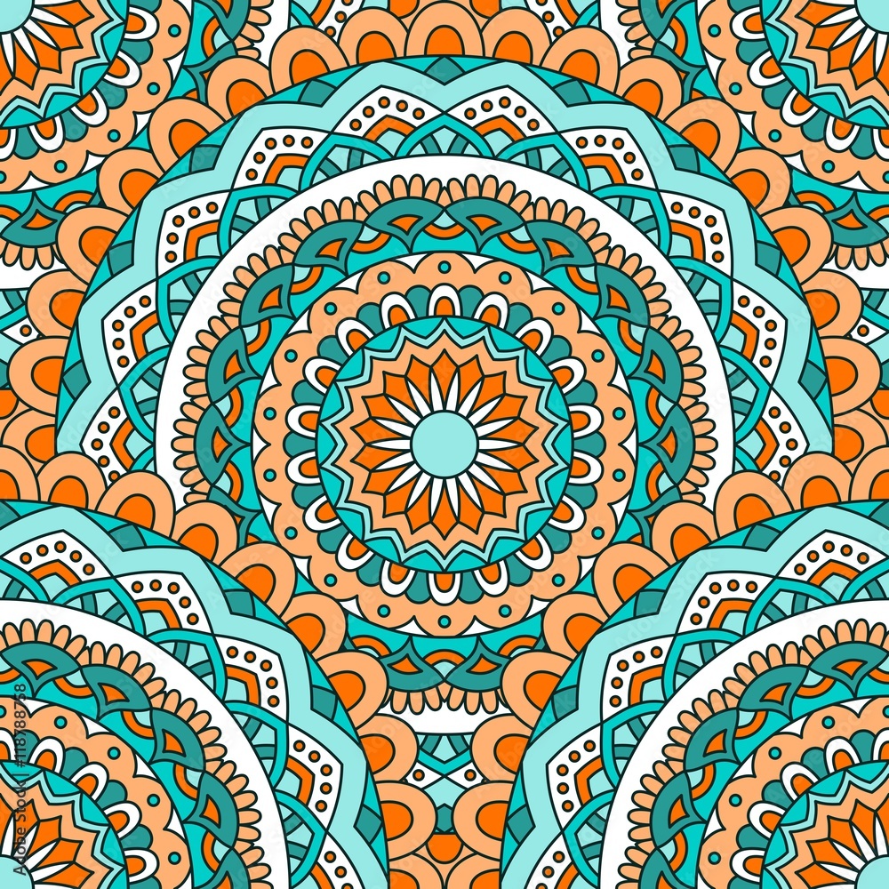 Seamless oriental pattern. Seamless oriental pattern.