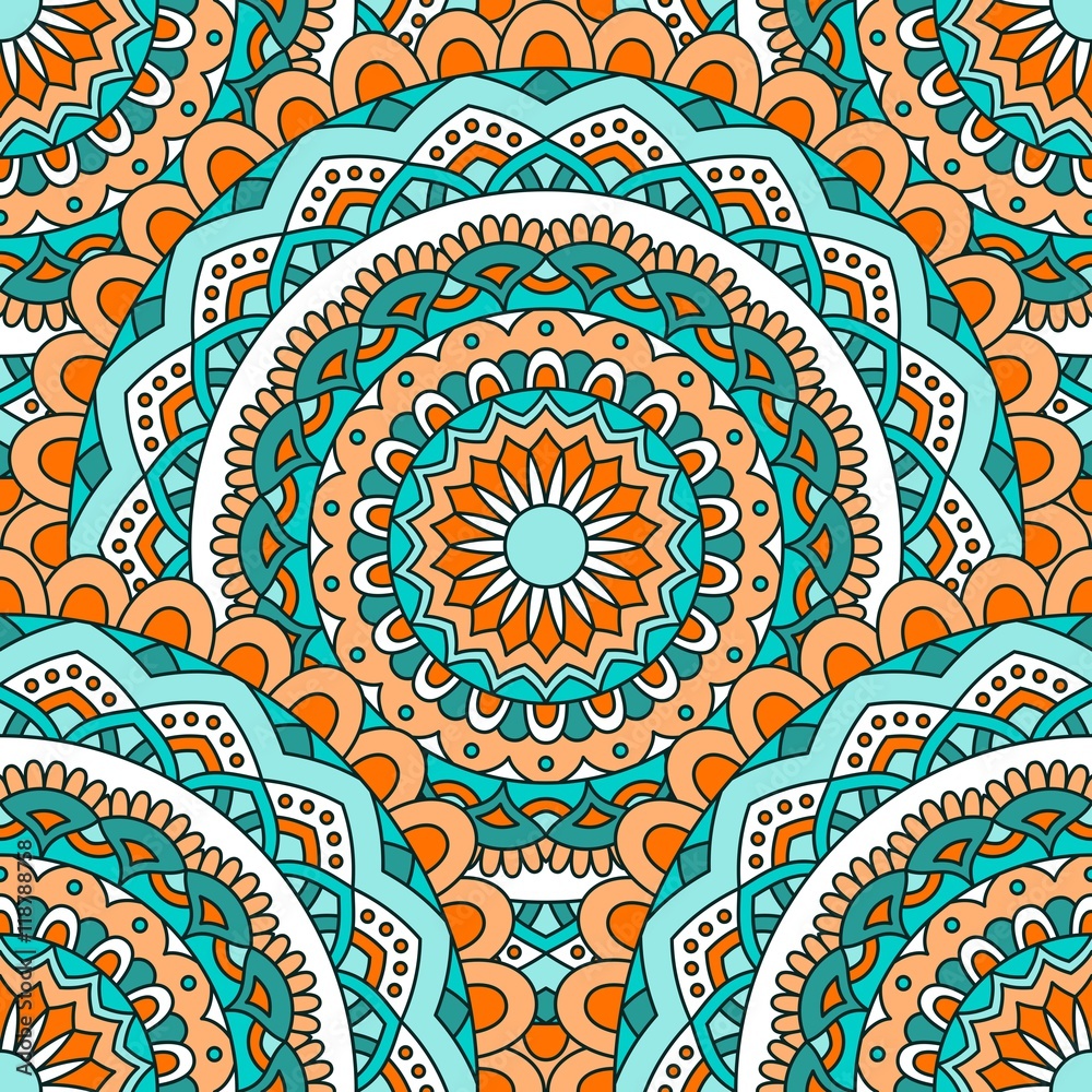 Seamless oriental pattern.