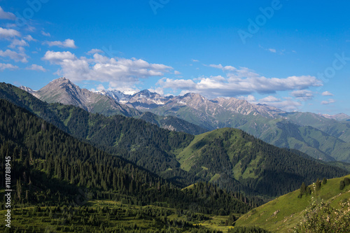 Beautiful Tien-Shan mountains landscape © melnikkrg