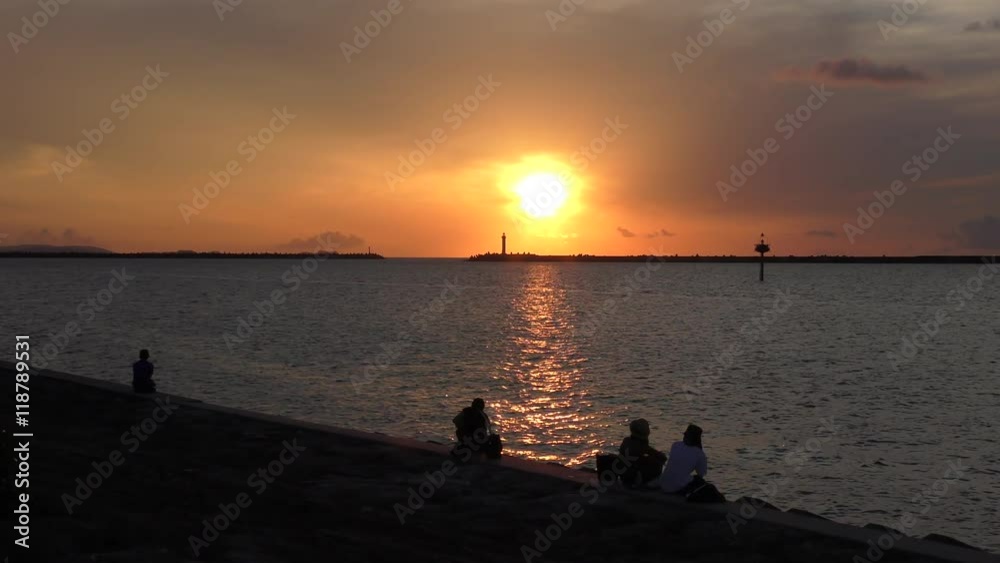 Okinawa sunset Okinawa sunset