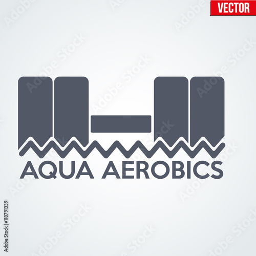 Symbol of Aqua Aerobics