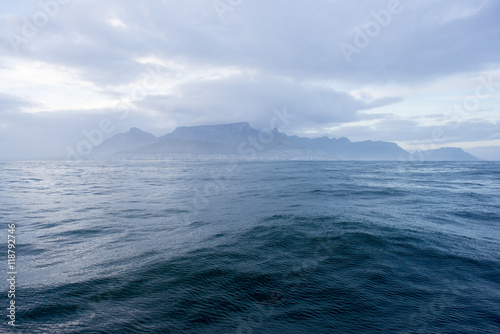 Table Mountain from the Ocean