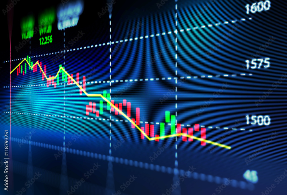 technical financial graph on technology abstract background technical financial graph on technology abstract background