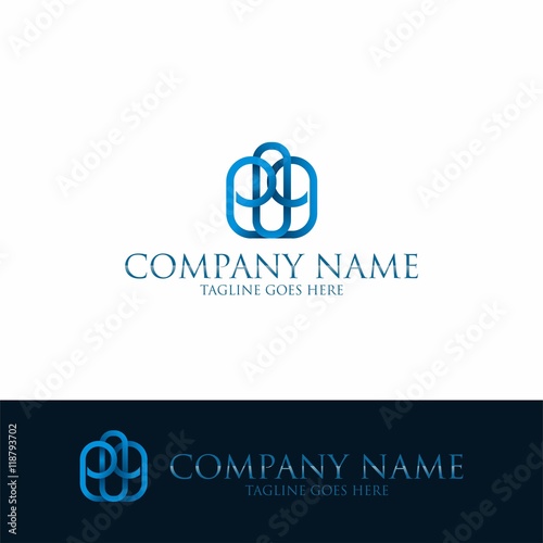 mobile abstract logo
