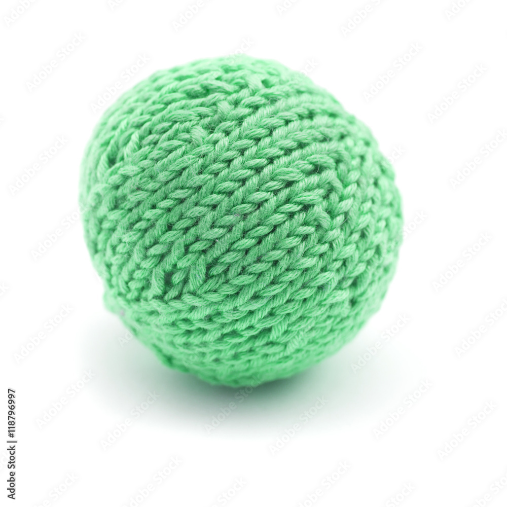 Obraz premium knitted round ball