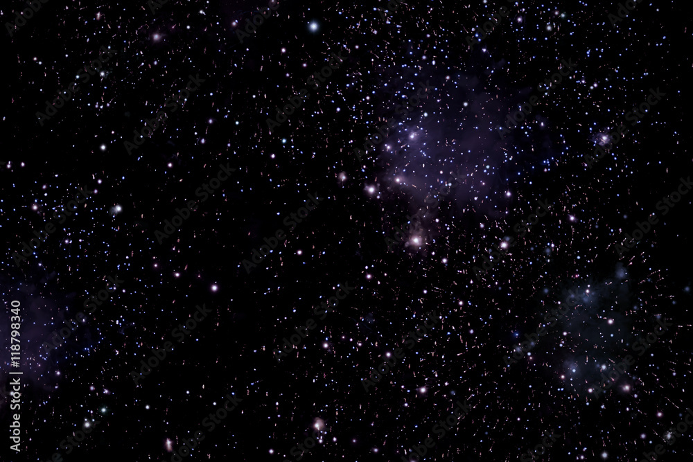 Space background with stars