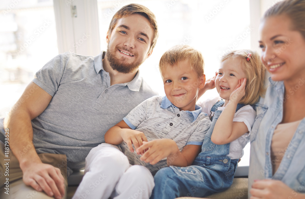 Joyful Young Family Joyful Young Family