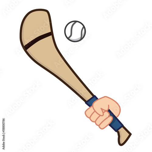 Hand holding Hurling Stick