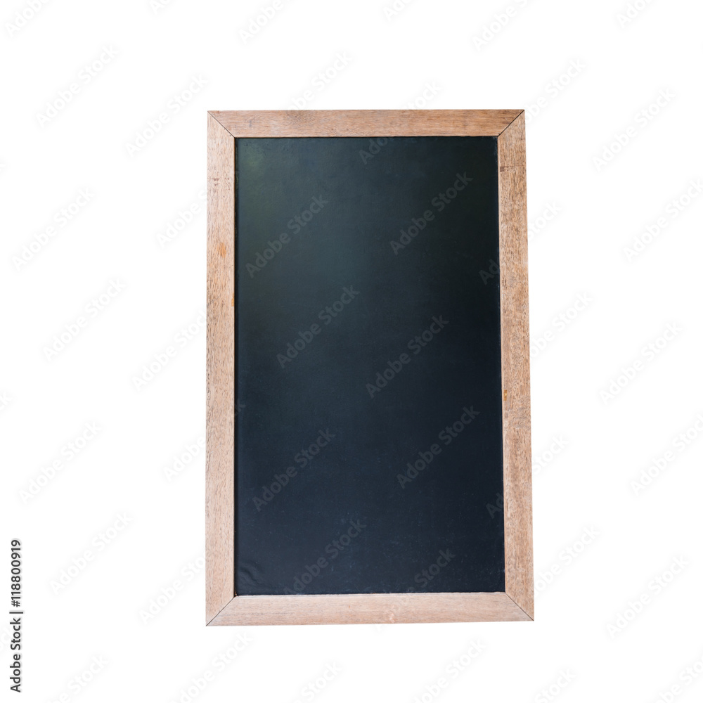 Blank chalkboard in wooden frame isolated on white, This has clipping path. Blank chalkboard in wooden frame isolated on white, This has clipping path.
