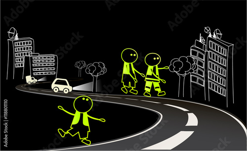 Be visible on the road