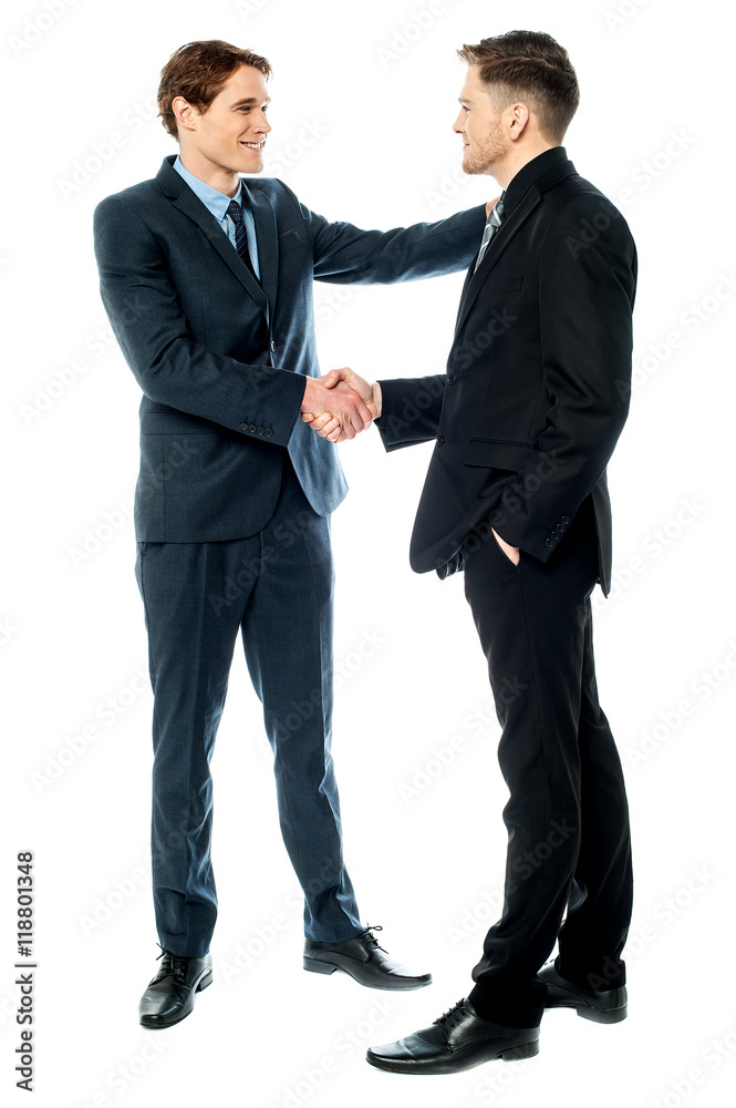 Successful business partners shaking hands Successful business partners shaking hands