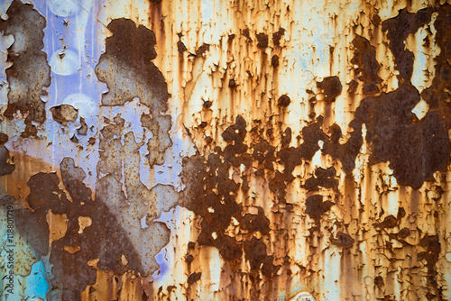 Rusty metal surface background