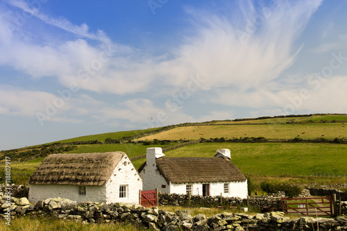 farms at the Cregneash village Isle of Man