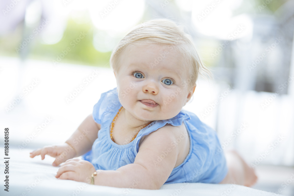 Portrait of a baby girl Portrait of a baby girl