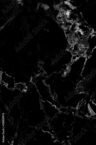 Black marble patterned texture background. abstract natural marb