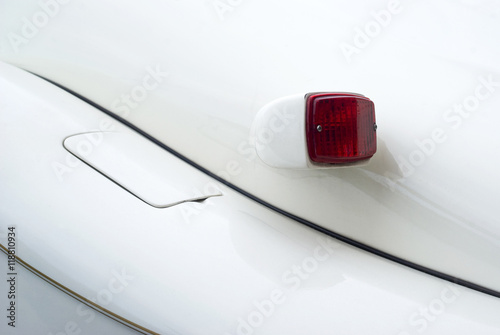 Photography Close up detail of car tail light