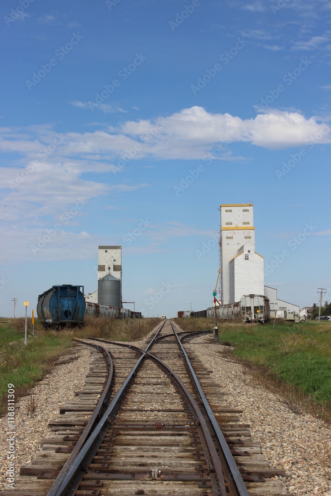 Fototapeta premium Tuxford, Saskatchewan Grain Elevator