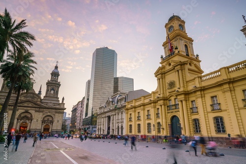 Φωτογραφία Plaza de las Armas square in Santiago