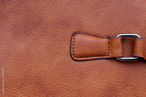 brown leather handbag background