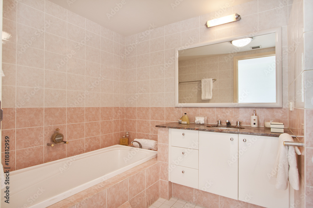 interior of bathroom