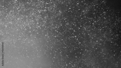 Dirty billow of detritus in water tank compositing element 4K UHD