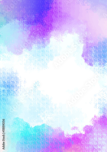Watercolor background.