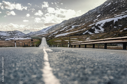 Switzerland, Grisons, Swiss Alps, Parc Ela, Julier pass photo