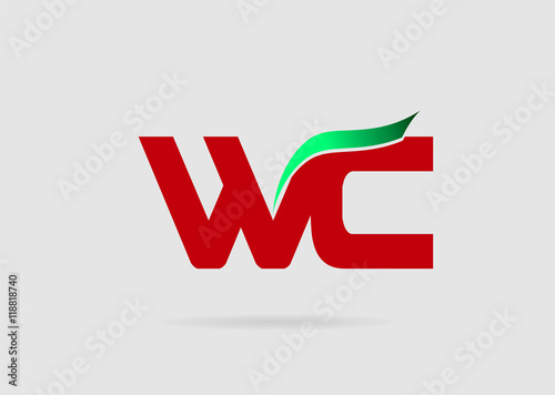 WC company linked letter logo
