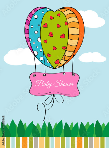 Beautiful baby shower card