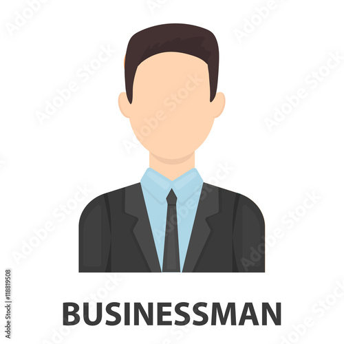 Businessman icon cartoon. Single avatar,peaople icon from the big avatar set.