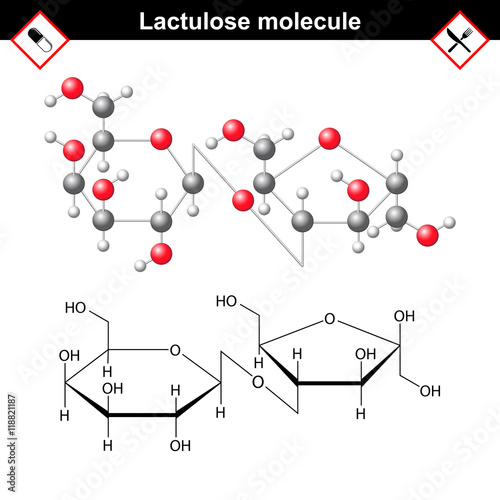 Lactulose molecular structure
