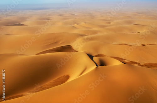 Namib desert aerial view