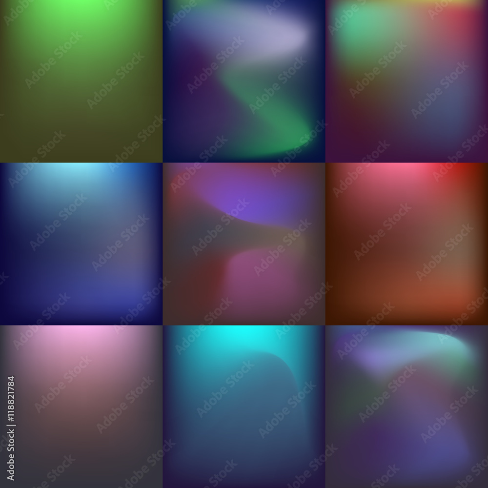 set of different colored backgrounds,vector