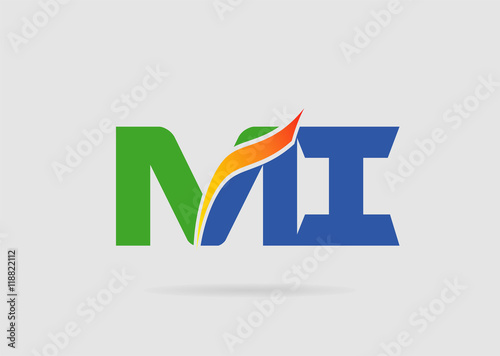 MI company linked letter logo
