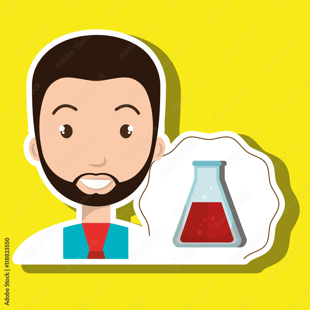 doctor laboratory tube chemistry vector illustration graphic doctor laboratory tube chemistry vector illustration graphic