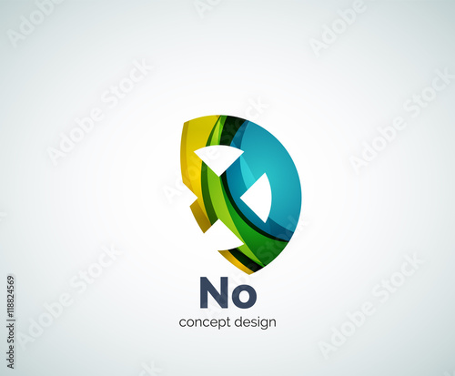 Vector cross logo template photo