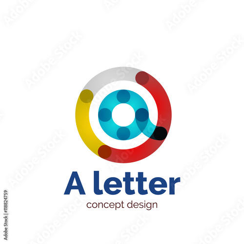 Free Download Vector modern minimalistic letter concept logo - GFXLoad